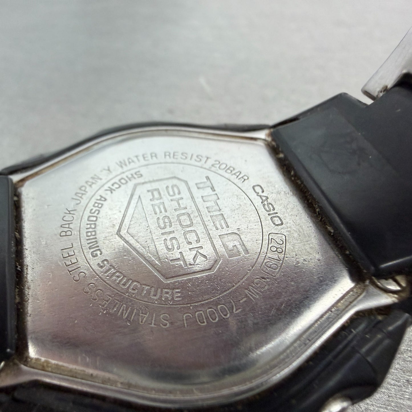 Casio G-Shock GW-700DJ Watch Men 47mm Digital Silver Black Solar PARTS10