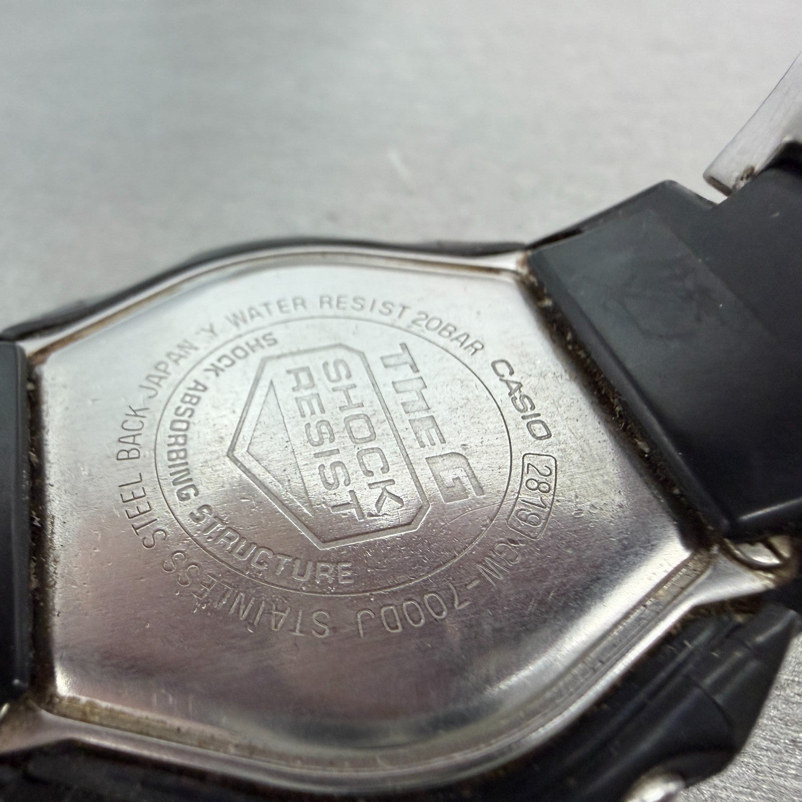 Casio G-Shock GW-700DJ Watch Men 47mm Digital Silver Black Solar PARTS10