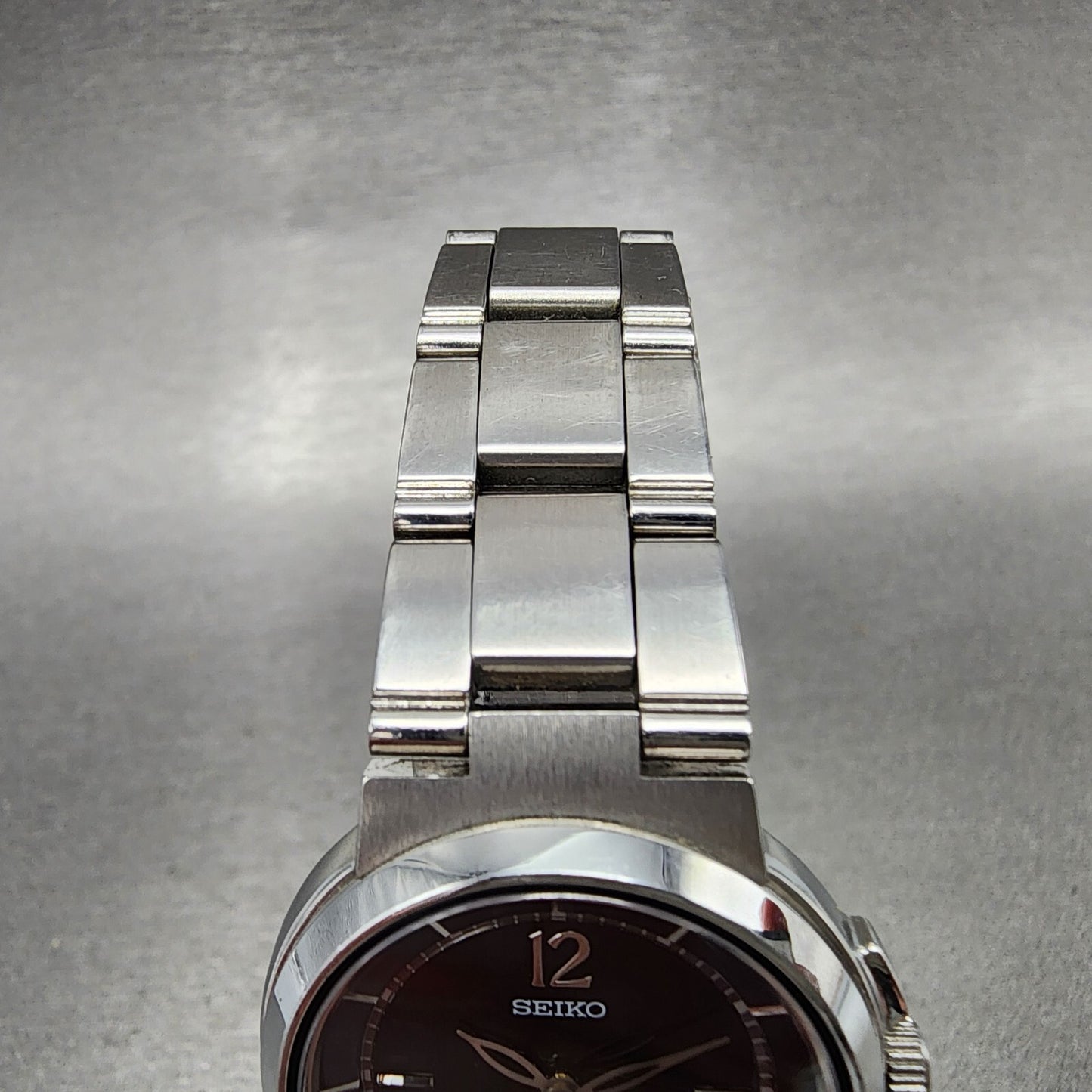 Seiko Lukia Watch Women 28mm Black Dial Stainless Steel Date Round New Battery4