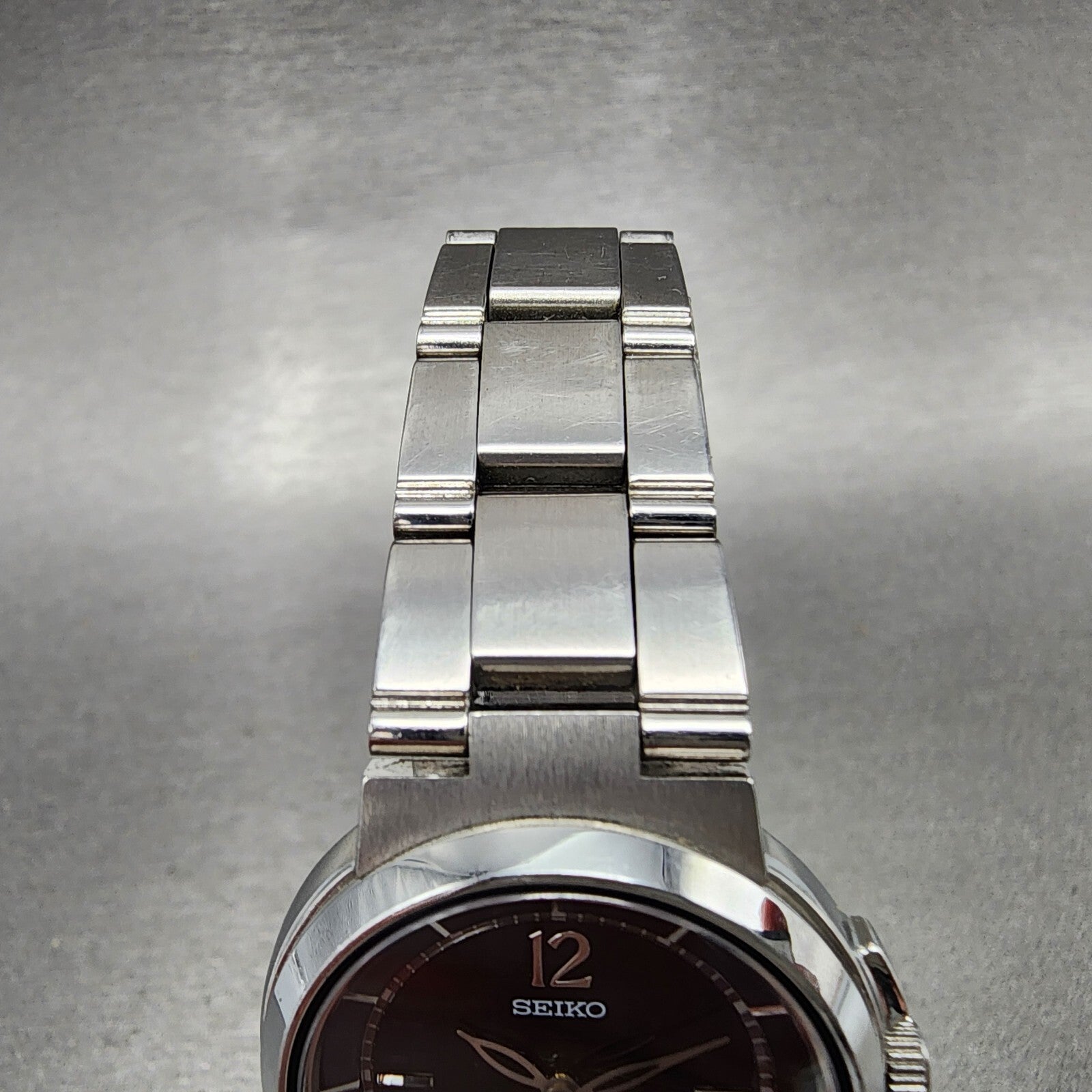 Seiko Lukia Watch Women 28mm Black Dial Stainless Steel Date Round New Battery4