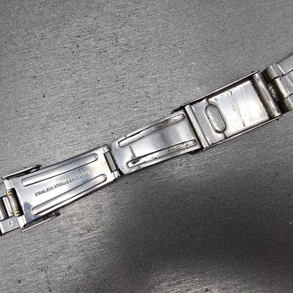 Seiko Bracelet For V742-8119 18mm Stainless Steel Two Tone 4916ZI Vintage14