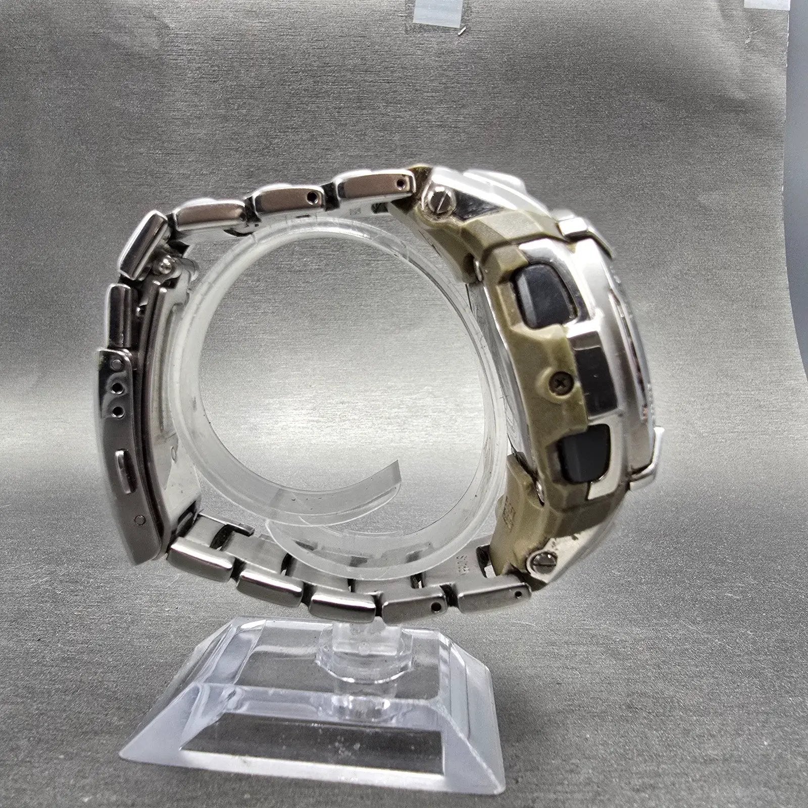 Casio G-Shock GW-1400DA Watch Men 45mm Blue Dial Silver Alarm Chrono PARTS9