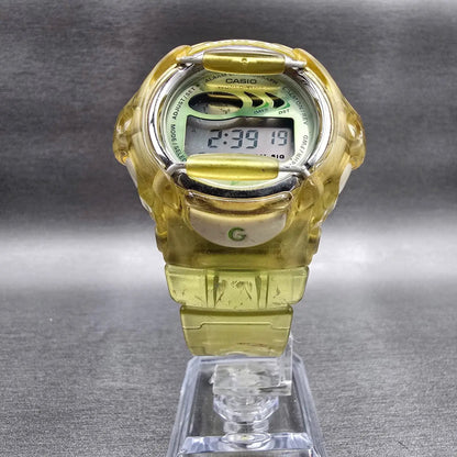 Casio Baby-G BG-169A Watch Women 43mm Green Dial Yellow Chrono Alarm New Battery5