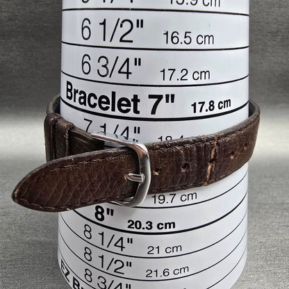 Seiko Spirit Watch Men 34mm Silver Dial Silver Tone Date Round 5E32-5A40 New Bat9