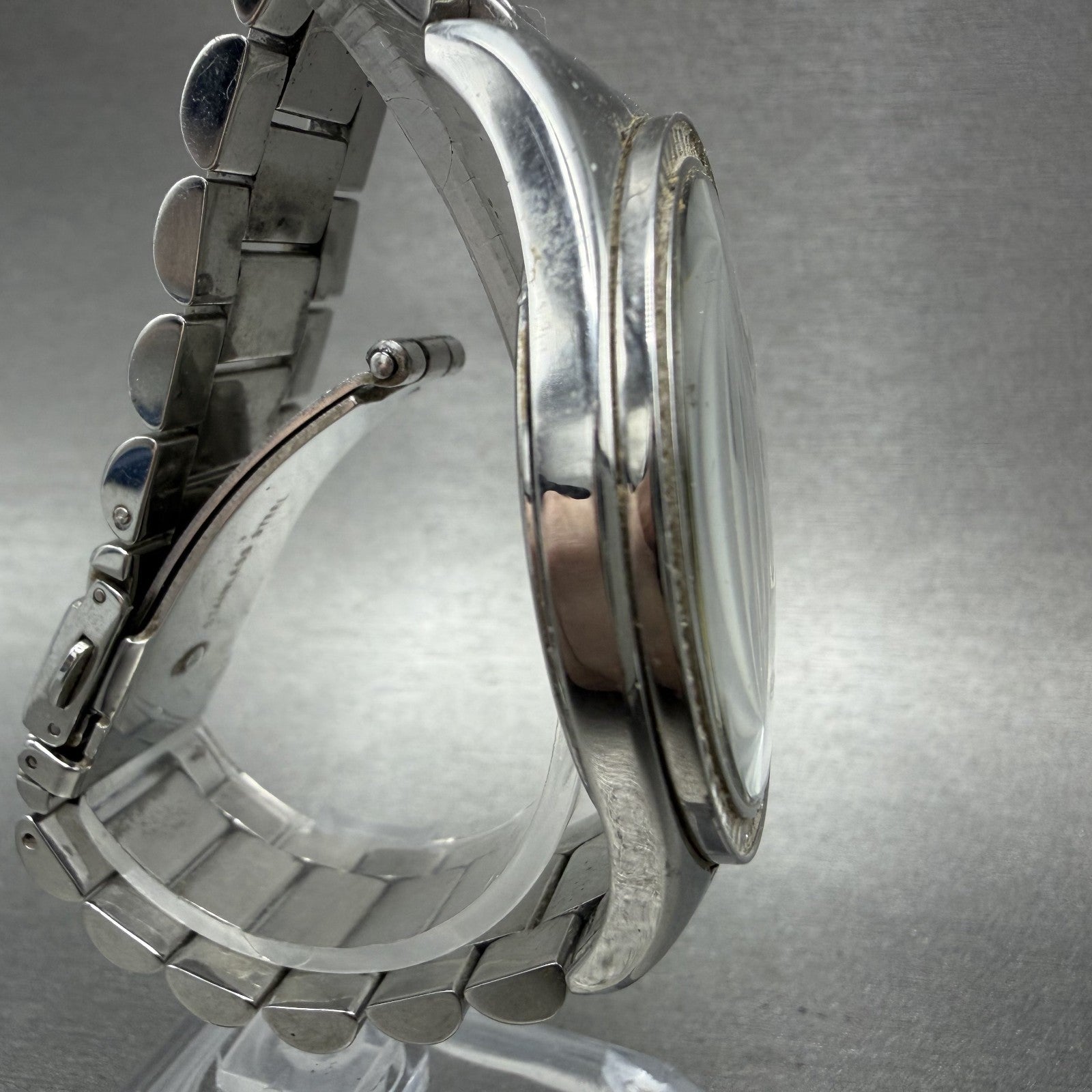 Michael Kors Blake Watch Women 42mm Silver Dial Silver Tone Round MK3243 NewBatt3