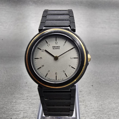Seiko Watch Women 25mm Silver Dial Two Tone Round 2C20-0260 New Battery Vintage0