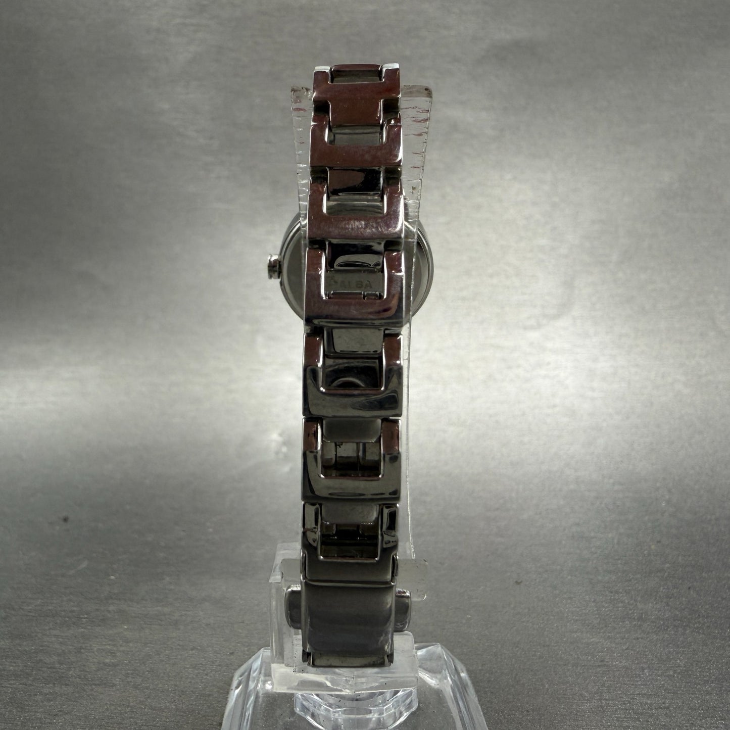 Seiko ALBA Ingenu Watch Women 22mm Pink Dial Silver Tone Tweety Bird New Battery7