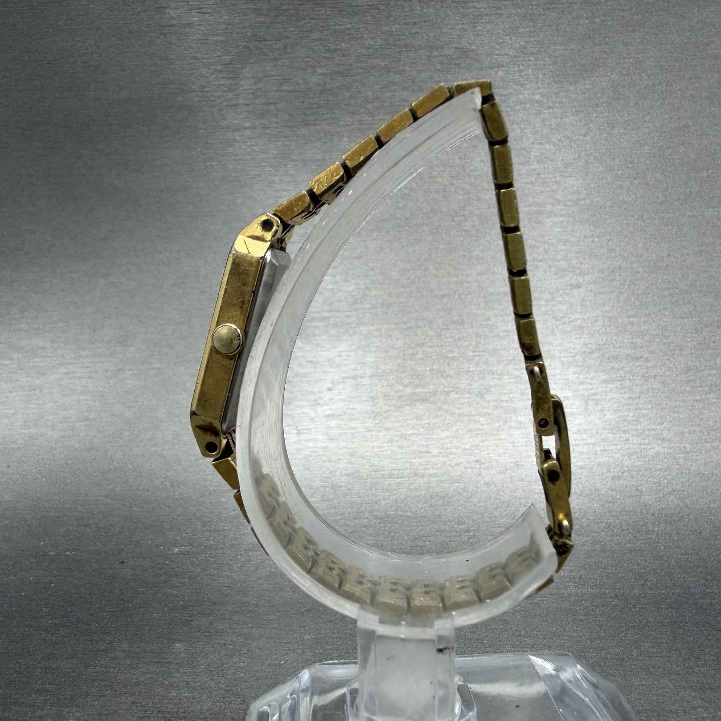 Seiko Watch Women 12mm Champagne Dial Gold Tone 1320-5029 New Battery Vintage6