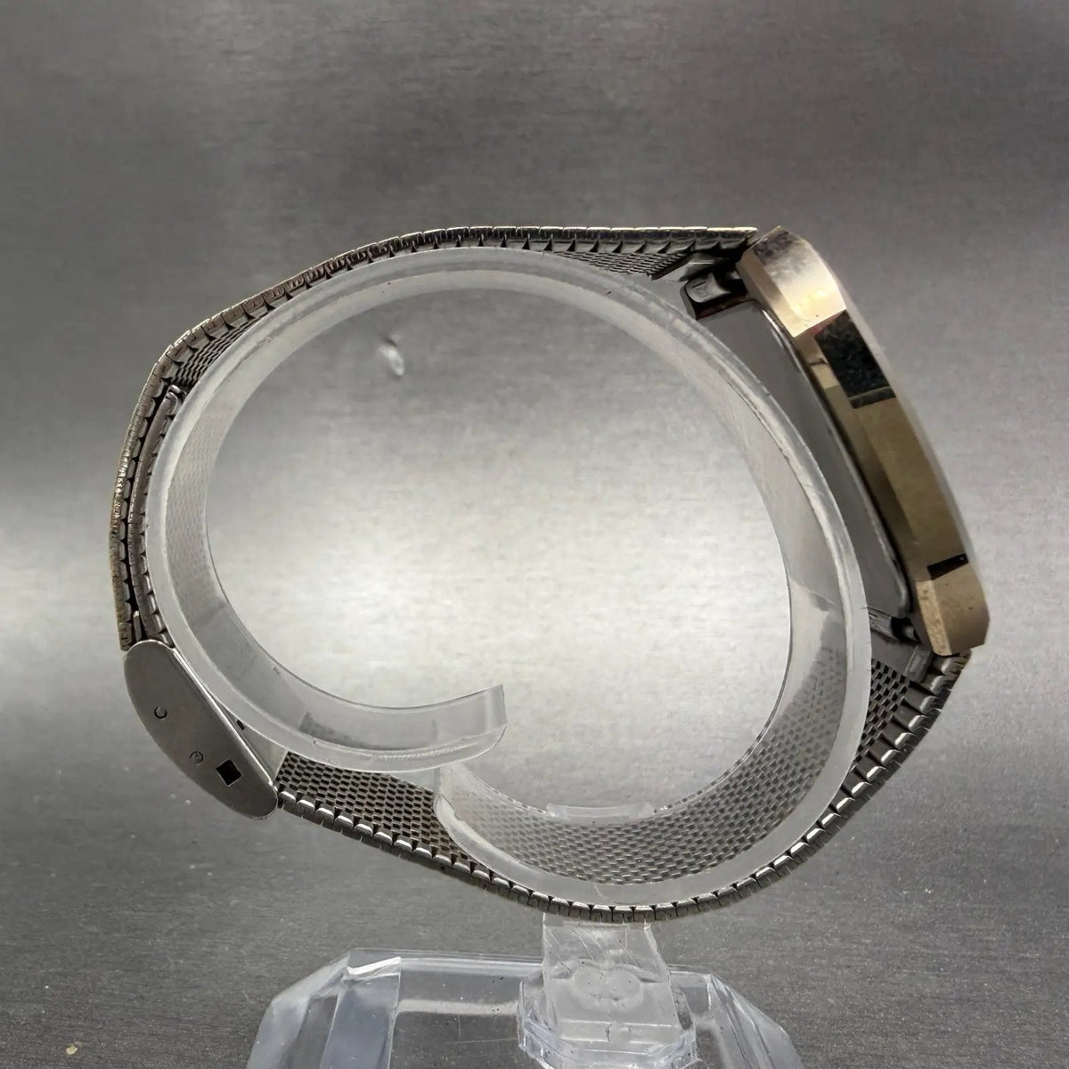 Seiko Dolce Watch Men 30mm Champagne Dial Gold Tone 5931-5450 New Battery ABCD8