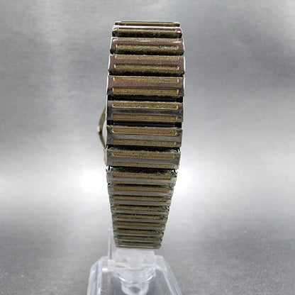 Seiko SQ 4004 Watch Men 37mm Silver Dial Gold Tone Dadyate 09037009 PARTS8