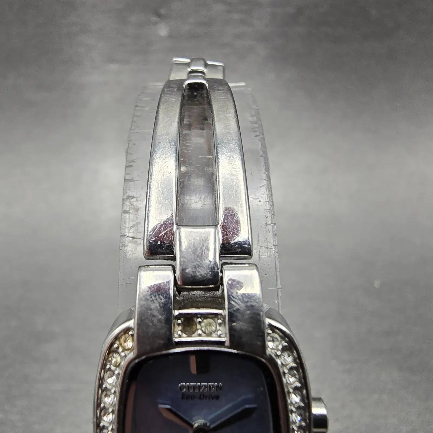 Citizen Eco-Drive Watch Women 18mm MOP Dial Silver Tone B023-S067022 Runs4