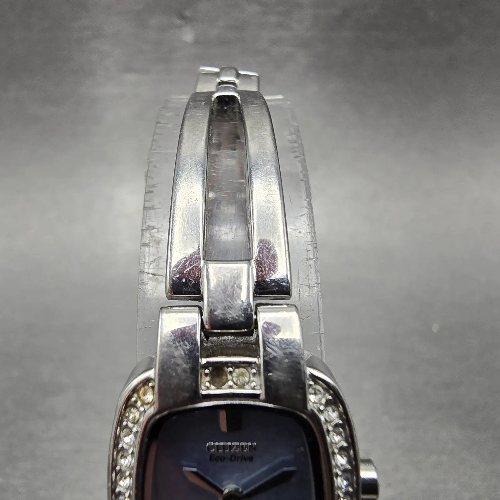 Citizen Eco-Drive Watch Women 18mm MOP Dial Silver Tone B023-S067022 Runs4