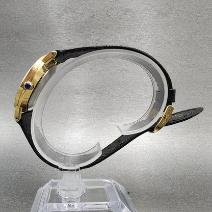 Seiko Watch Women 32mm White Dial Gold Tone Round 41108007 New Battery6