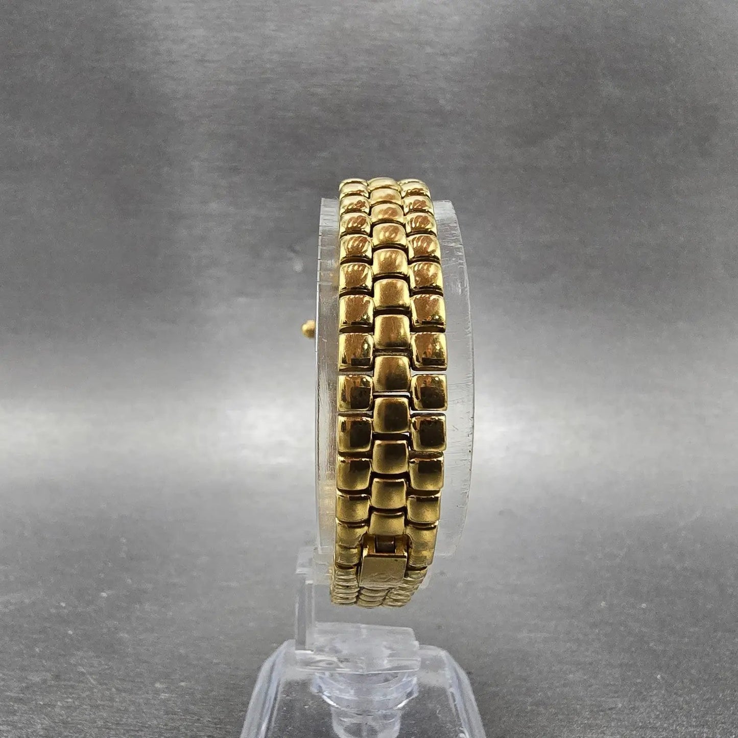 Elgin Watch Women 17mm Gold Dial Gold Tone Oval Bracelet EL 320 New Battery7