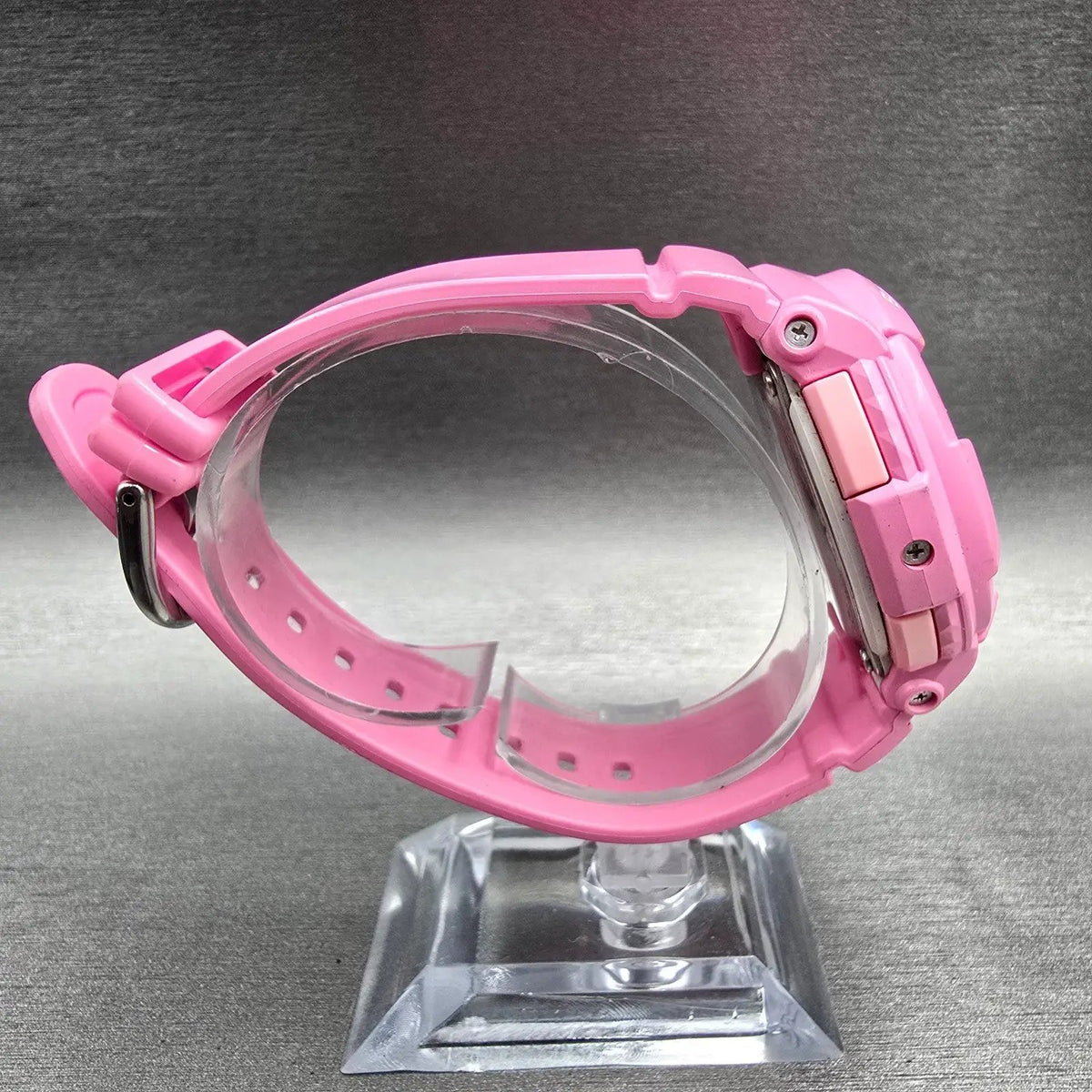 Casio Baby-G BGA-131 Watch Women 43mm Pink Chrono Alarm Round New Battery8