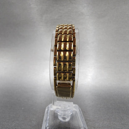 Citizen Watch Women 24mm Cream Dial Gold Tone Date Round 1012K13131 New Battery8