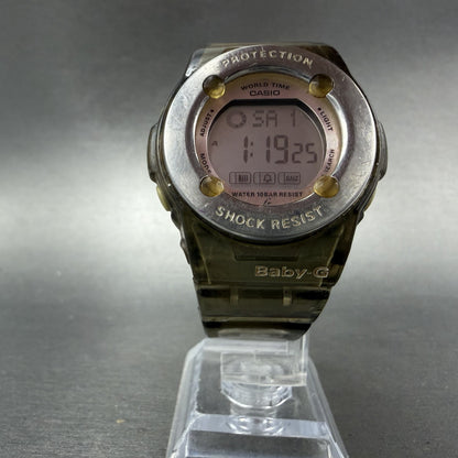 Casio Baby-G Watch Women 37mm Digital Clear Alarm Chrono BG-1302 New Battery6