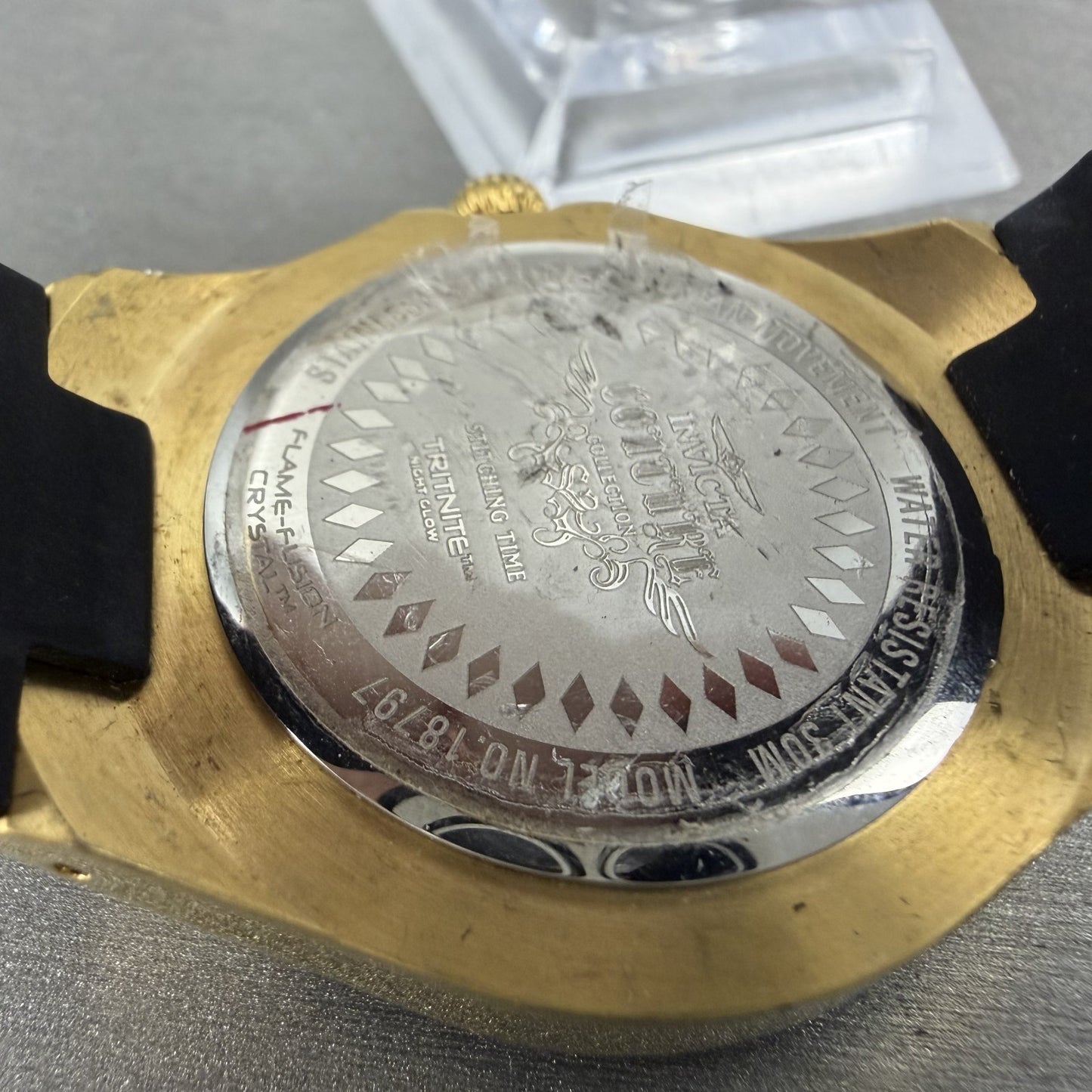 Invicta Special Watch Women 38mm White Dial Gold Tone Daydate Round New Battery9
