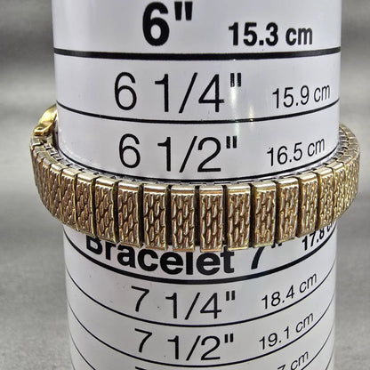 Seiko Watch Women 17mm Gold Dial Gold Tone Rectangle 1N00-5K29 New Battery VTG G9