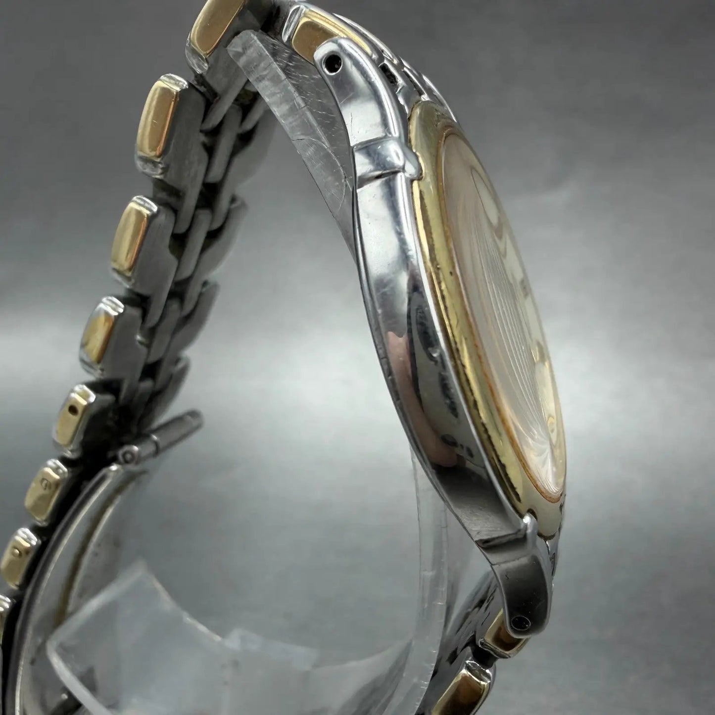 Seiko Dolce Watch Men 32mm Cream Dial Two Tone Round 8J41-6070 New Battery3