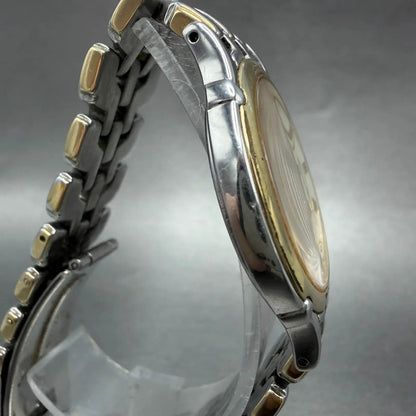 Seiko Dolce Watch Men 32mm Cream Dial Two Tone Round 8J41-6070 New Battery3