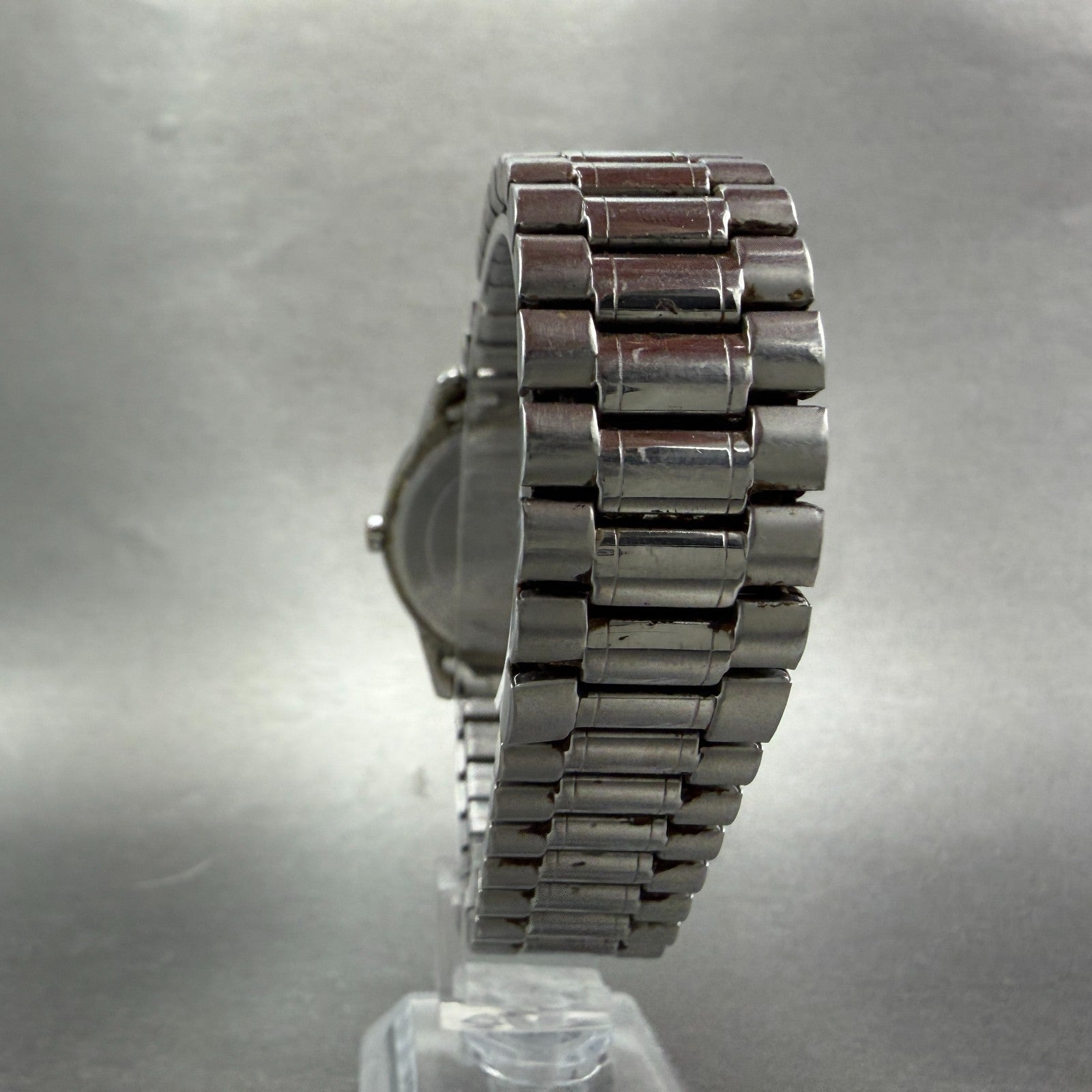 Timex South Street Sport Watch Men 36mm Black Dial Steel Daydate T2M932 NewBat7