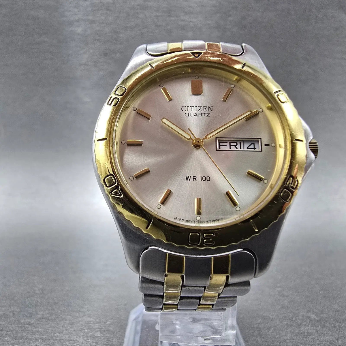 Citizen Watch Men 36mm Silver Dial Two Tone Daydate 5500-K06461 PARTS6