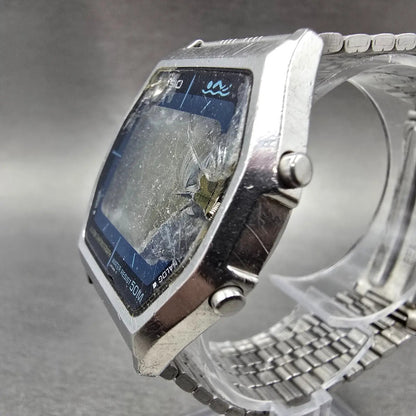 Casio AA-92W Thunder Watch Men 35mm Digital Silver  Alarm Chrono READ!!!!! PARTS3