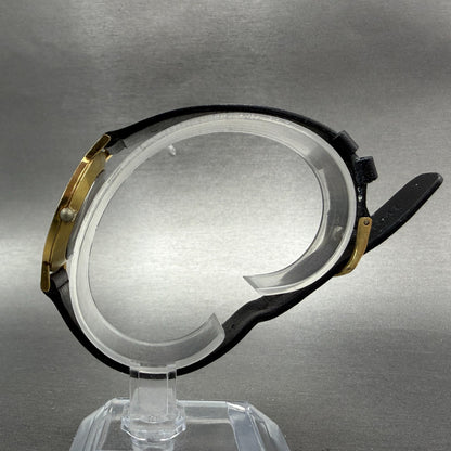 Movado Museum Watch Men 31mm Blue Dial Gold Tone Round 87-33-882 New Battery6