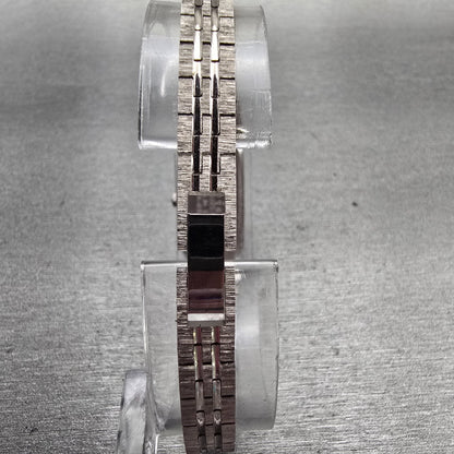 Citizen CQ Watch Women 13mm White Dial Silver Tone Rectangle 5421-S22393 New Bat7