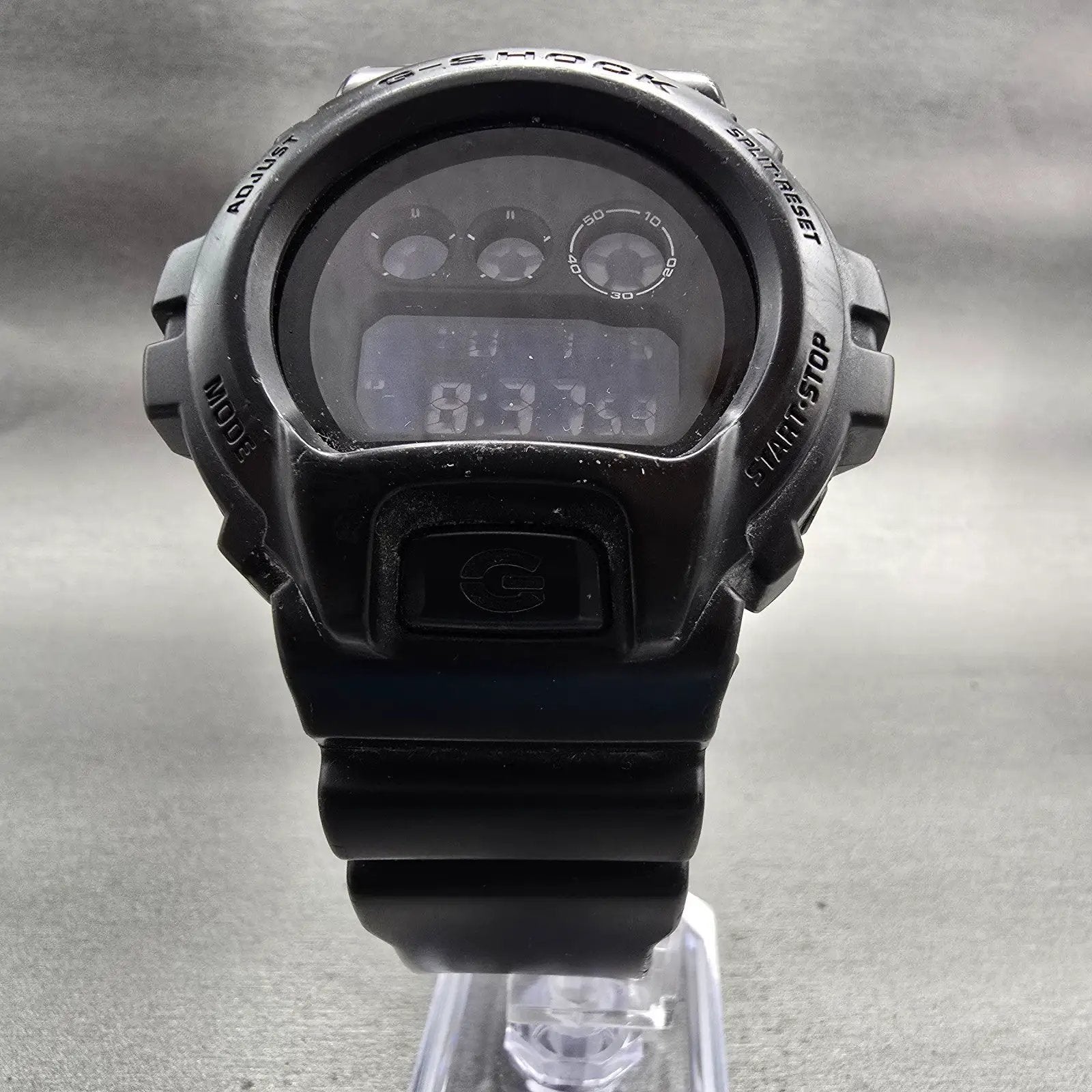 Casio G-Shock DW-6900BB Watch Men 50mm Black Dial Black Chrono Alarm New Battery5