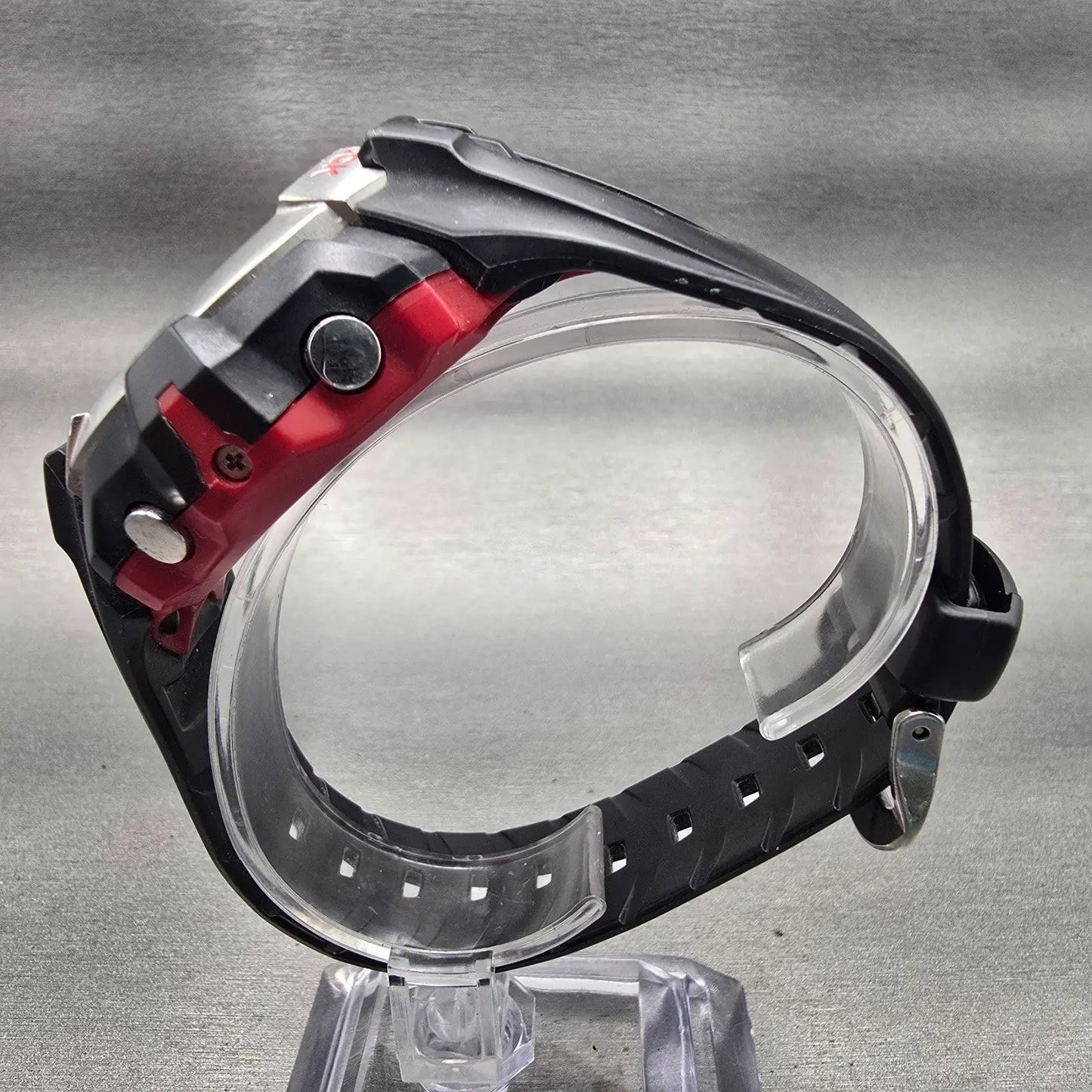 Casio G-Shock G-3011 Watch Men 46mm Digital Black Red Chrono Alarm New Battery6