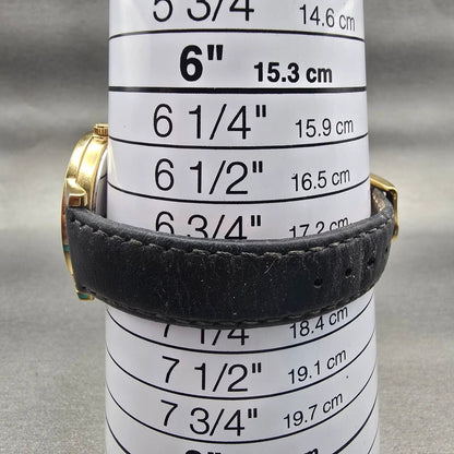 Bulova Watch Women 32mm White Dial Gold Tone Round 97L159 New Battery9
