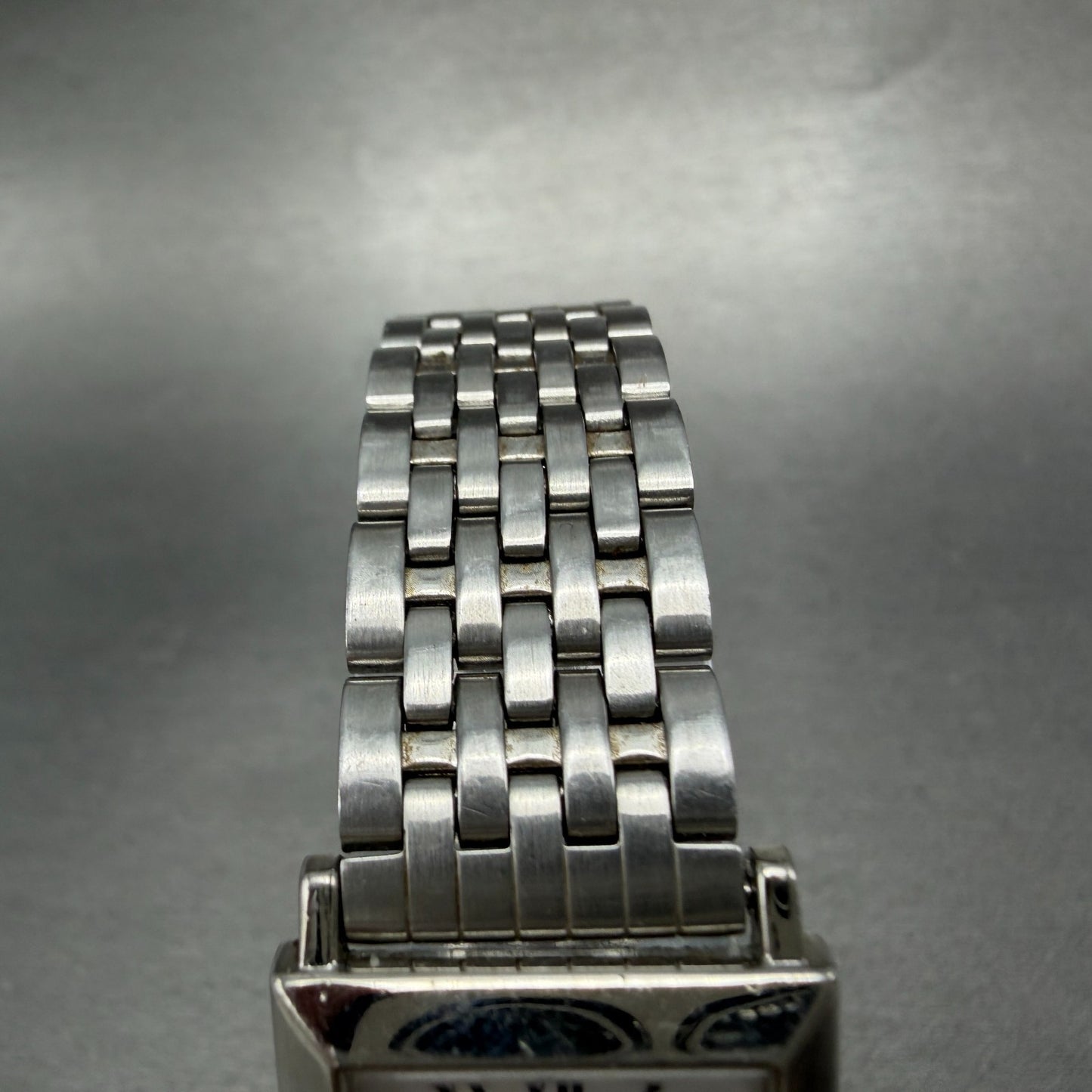 Seiko Tank Watch Women 20mm White Dial Silver Tone Square V400-6530 New Battery24