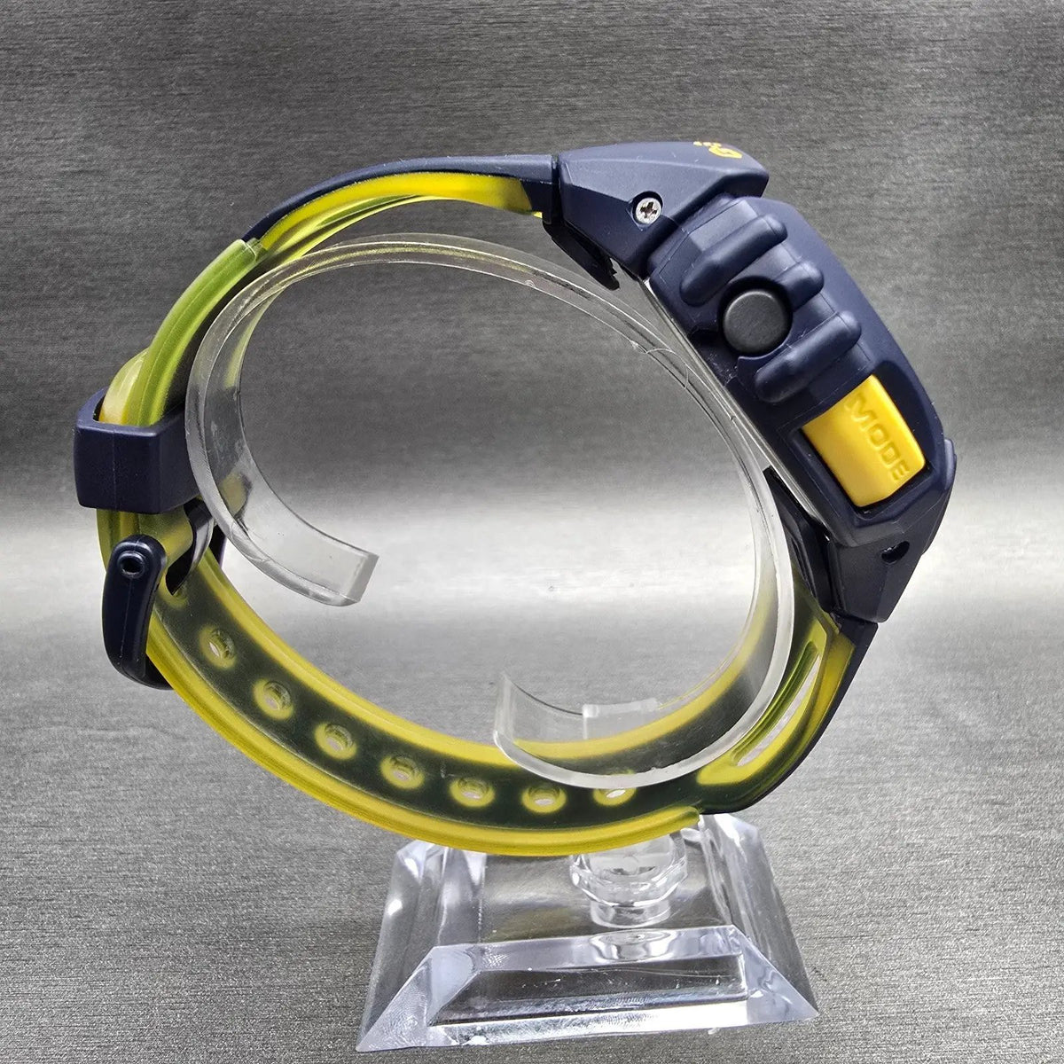 Casio G-Shock DWX-100 Watch Men 48mm Blue Yellow Chrono Alarm New Battery JP8