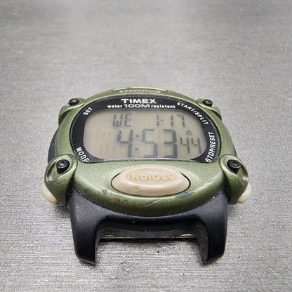 Timex Expedition Digital Watch Men 39mm Digital Black Tone Alarm Chrono New Batt
