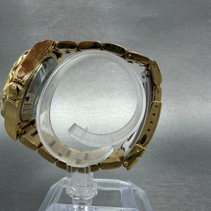 Invicta Pro Diver Watch Men 40mm Champagne Dial Gold Tone Date Automatic Runs6