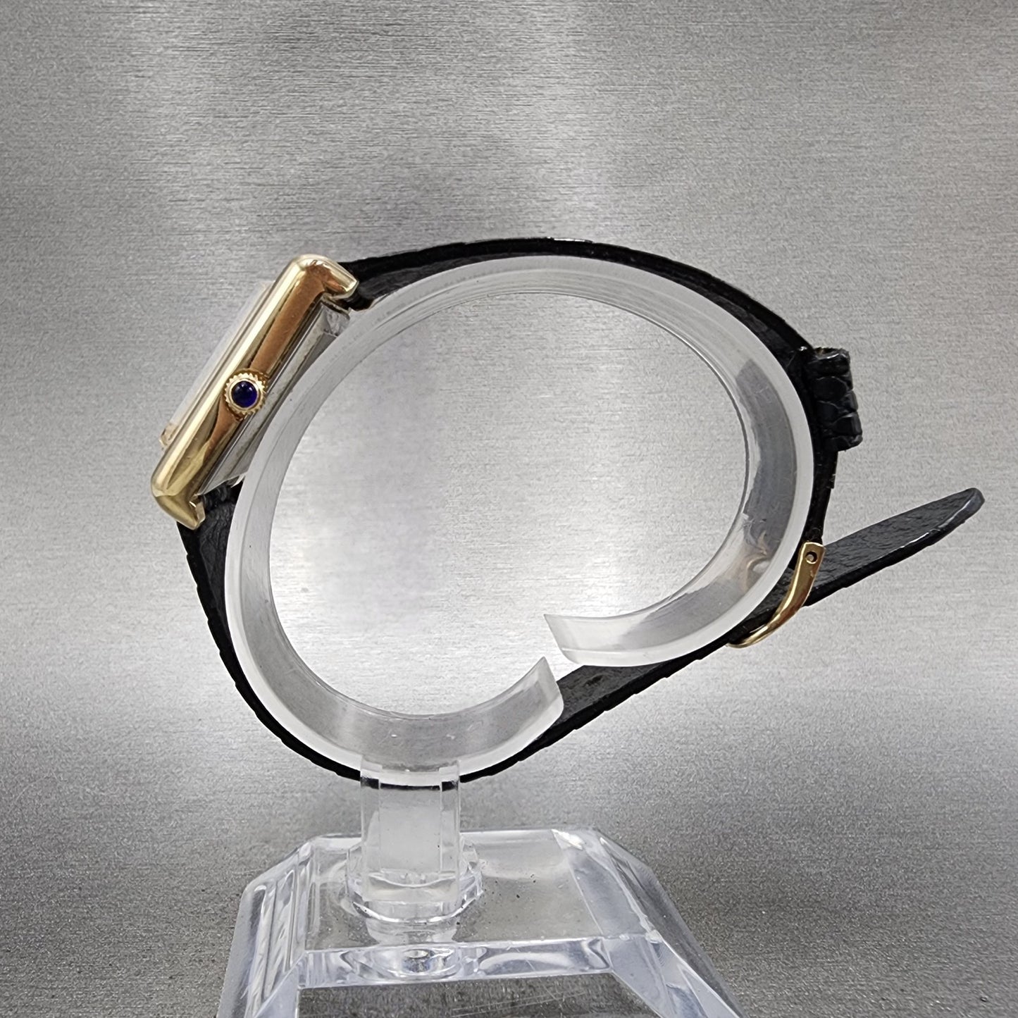 Bulova Caravelle Tank Watch Women 23mm White Dial Gold Tone Rectangle Manual6