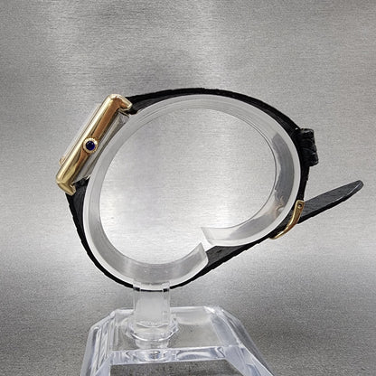 Bulova Caravelle Tank Watch Women 23mm White Dial Gold Tone Rectangle Manual6