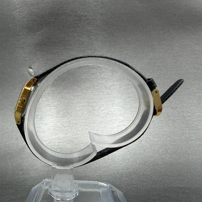 Pulsar Watch Women 16mm Silver Dial Gold Tone Octagon V232-5810 New Battery6