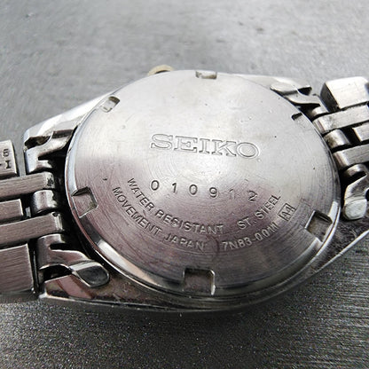 Seiko Watch Women 23mm White Dial Two Tone Daydate 7n830011 New Battery9