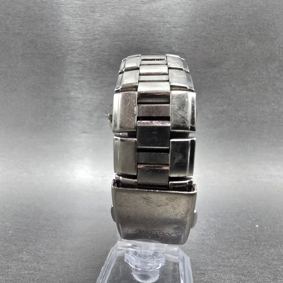 Citizen Eco-Drive Attesa Watch Men 38mm Black Dial Titanium H410-T003788 PARTS!!8