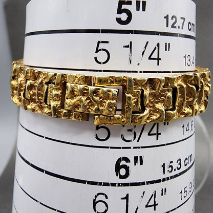 Gruen Watch Women 25mm Black Dial Gold Nugget Case Tone New Battery VTG11