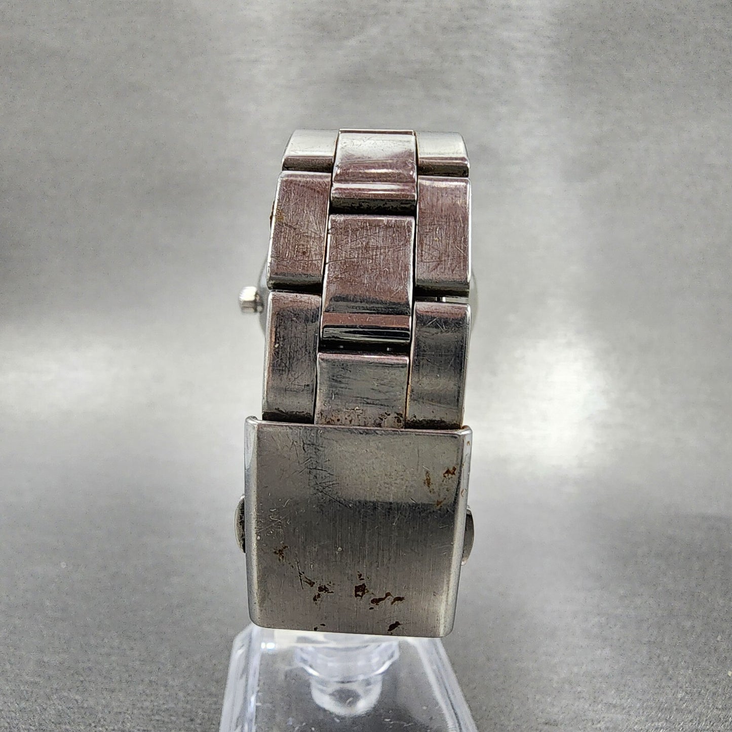 Seiko Watch Men 37mm White Dial Silver Tone Round Daydate 7n439080 PARTS8