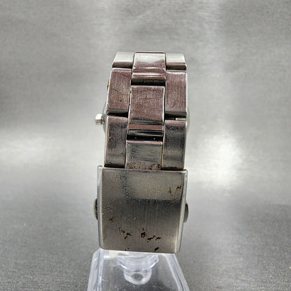 Seiko Watch Men 37mm White Dial Silver Tone Round Daydate 7n439080 PARTS8