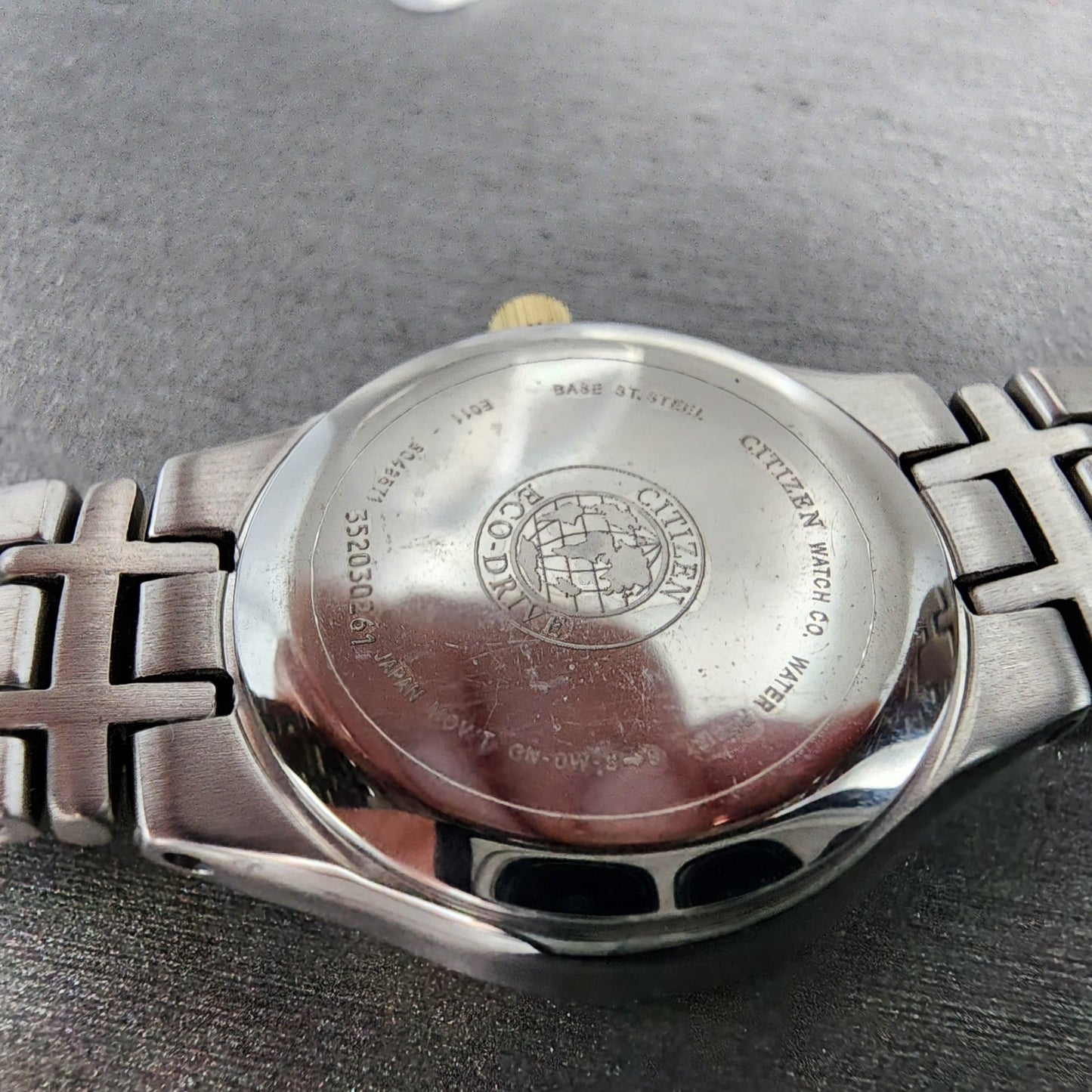 Citizen EcoDrive Watch Women 25mm White Dial Two Tone Date EW126450A Runs9