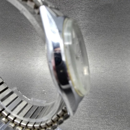 Citizen CQ Watch Men 35mm Silver Dial Silver Daydate Round 6100-S09851 PARTS4