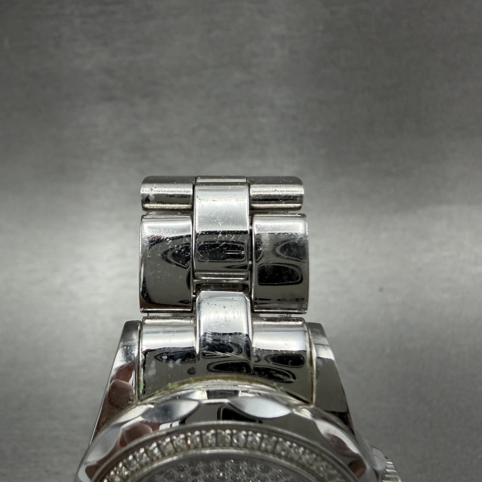 Invicta Dive Watch Women 31mm Diamond Dial & Bezel Steel Round New Battery 28243