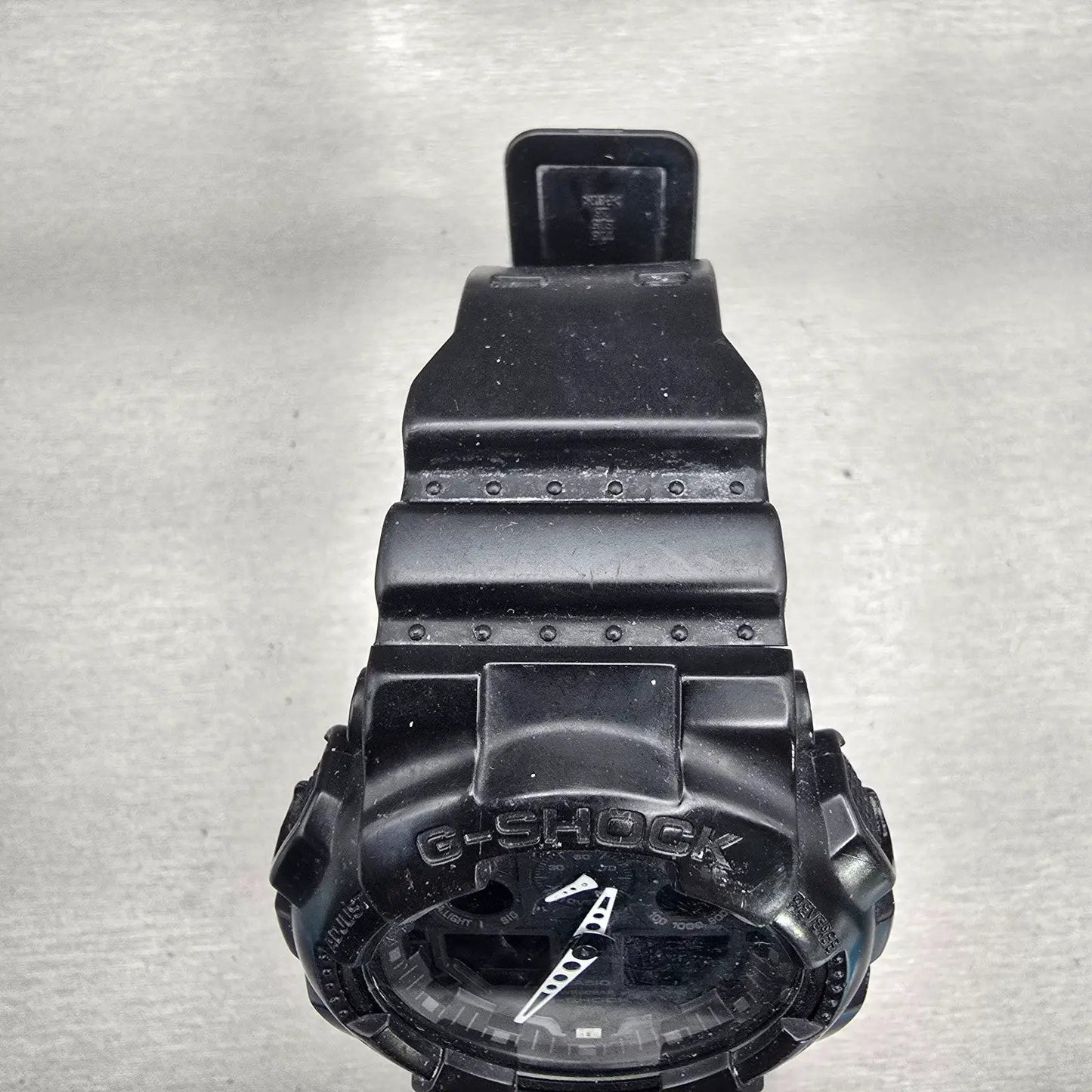 Casio G-Shock GA-100 Watch Men 51mm Black Dial Black Alarm Daydate New Battery4