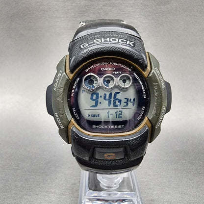 Casio G-Shock GW-002KA Watch Men 46mm Digital Black Tone Round Alarm Chron Works